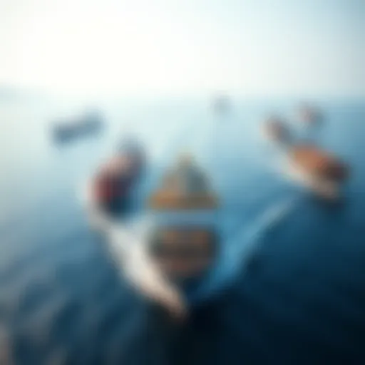 Commercial vessels navigating the Strait of Hormuz following Iran's reopening announcement