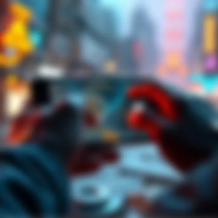 A player using the back button on their device to skip an ad in the Atlas Earth game.