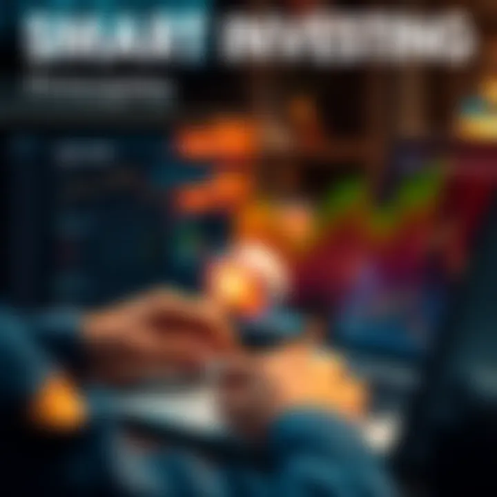 A person analyzing financial charts and graphs on a laptop, illustrating smart investing concepts and strategies.