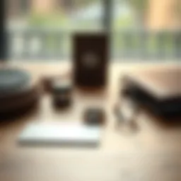 A smartcard and an NFC ring placed on a table beside traditional steel plates and paper wallets, showcasing different methods for seed phrase storage.