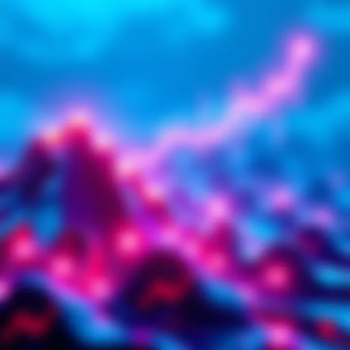 Visual representation of Solana's rising revenue charts, highlighting its success in early 2024