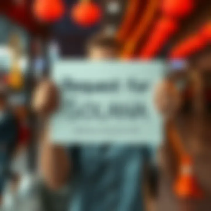 A person holding a sign asking for one Solana as a gift, looking hopeful and genuine.