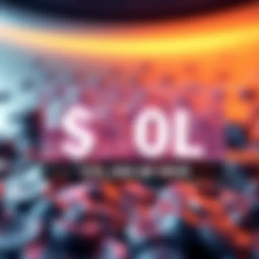 Graph showing the projected increase of Solana (SOL) value over the years towards a target of $50,000 by 2028