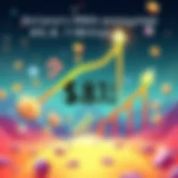 Illustration of Solana's RWA ecosystem highlighting the surge to $3.81 billion total value with crypto symbols and upward arrows.