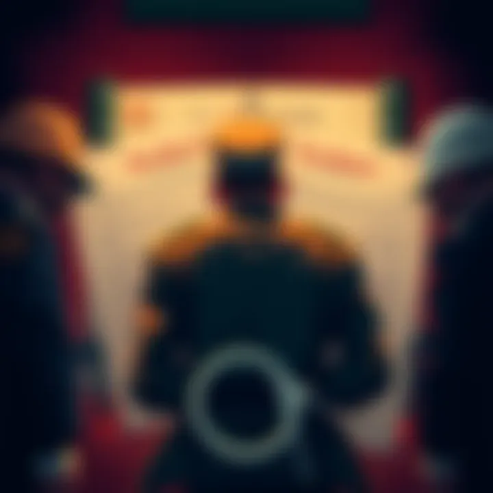 A soldier in handcuffs being led away by authorities, with a backdrop of legal documents relating to online betting on political events.