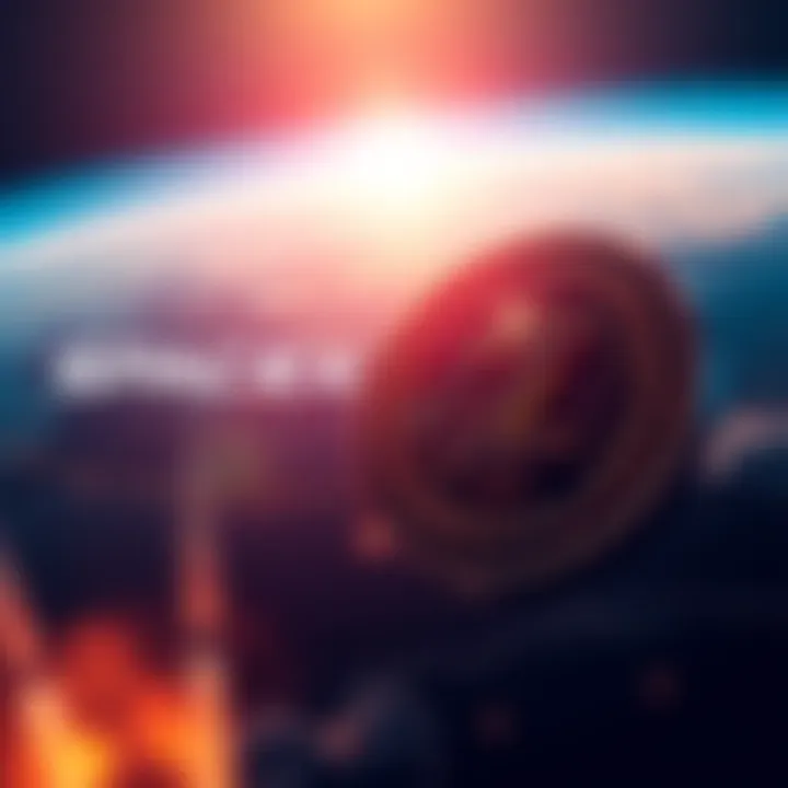 SpaceX logo alongside Zcash symbol, representing a potential partnership for cryptocurrency innovation in space.