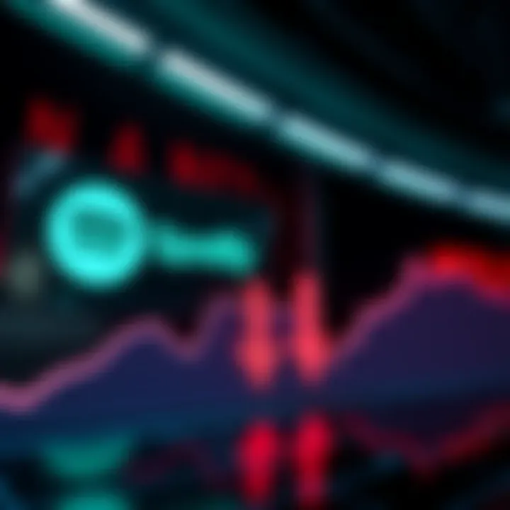 Graph showing trends for Spotify and Netflix with downward arrows indicating reversal.