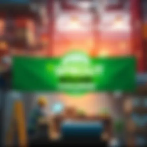 Graphic showing a $25,000 ALGO prize banner with builders working on projects