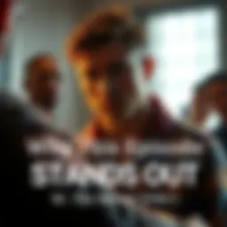 A key moment showing character growth in a memorable episode, capturing emotion and impact.