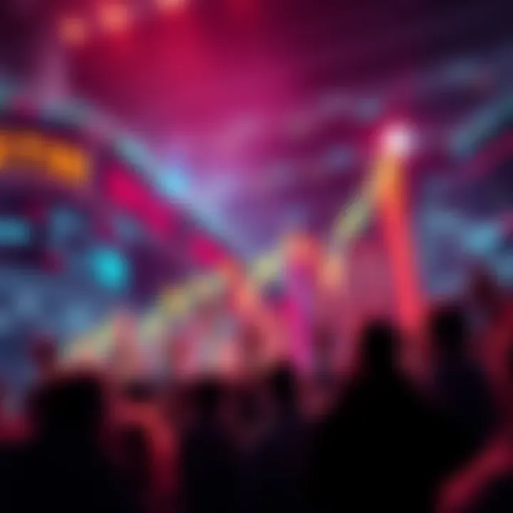 A vibrant stock market graph displaying a sharp upward trend, symbolizing a new all-time high in asset value with people reacting positively around it.