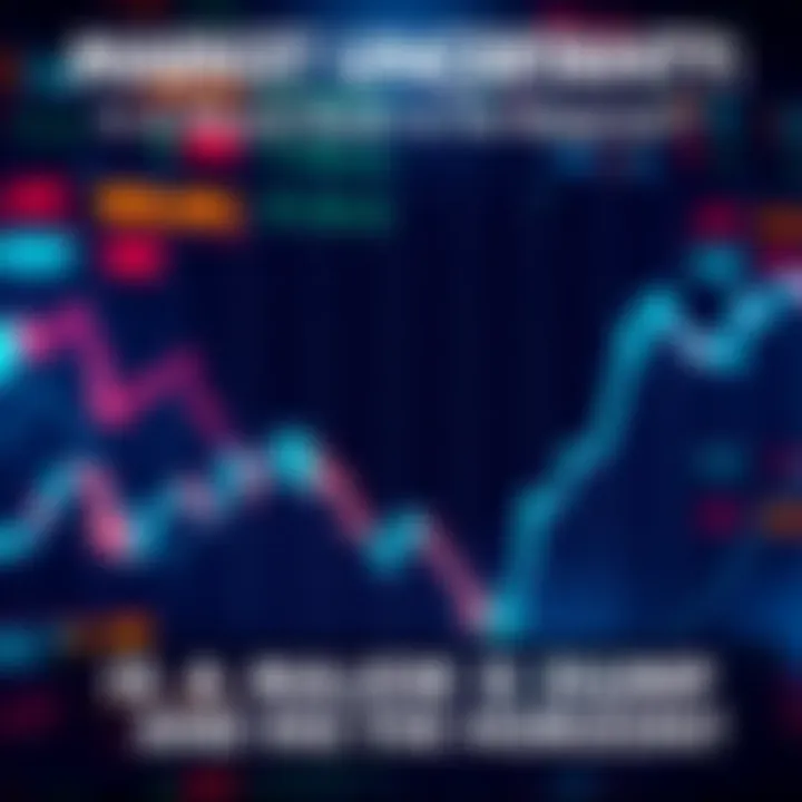 Graph depicting a downward trend in stock prices, symbolizing market uncertainty and investor fear