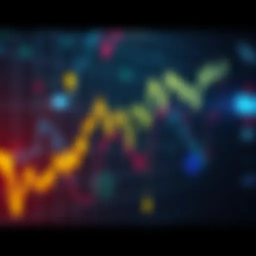 A graph showing a significant drop in stock prices with a downward trend, indicating market analysts' predictions of a potential 15-20% fall.
