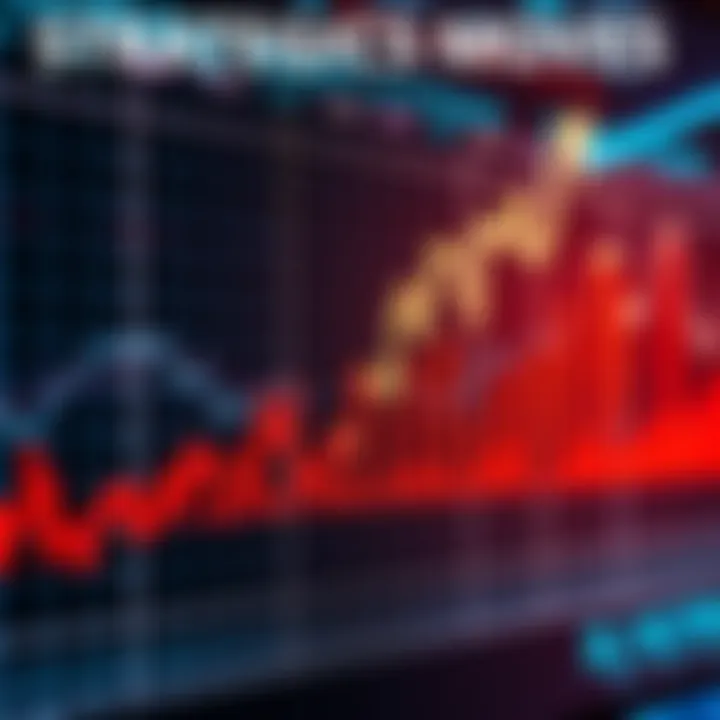 A stock market chart showing a dip followed by a rise, symbolizing investment opportunities.