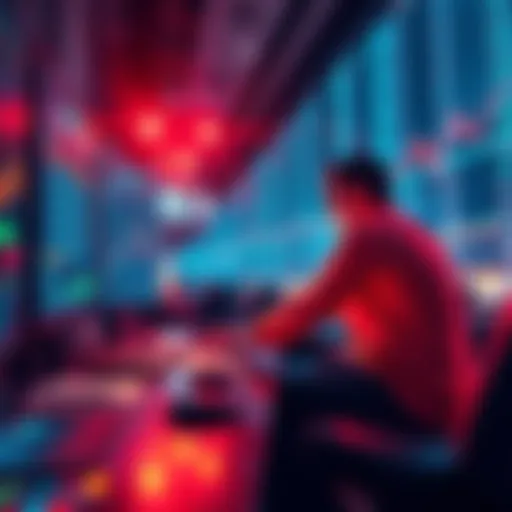 Traders engaging with stock charts and cryptocurrencies on Bybit platform, showcasing TSLA and global indices