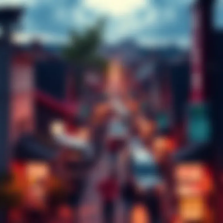 A bustling neighborhood illustrating strong buyer interest in real estate