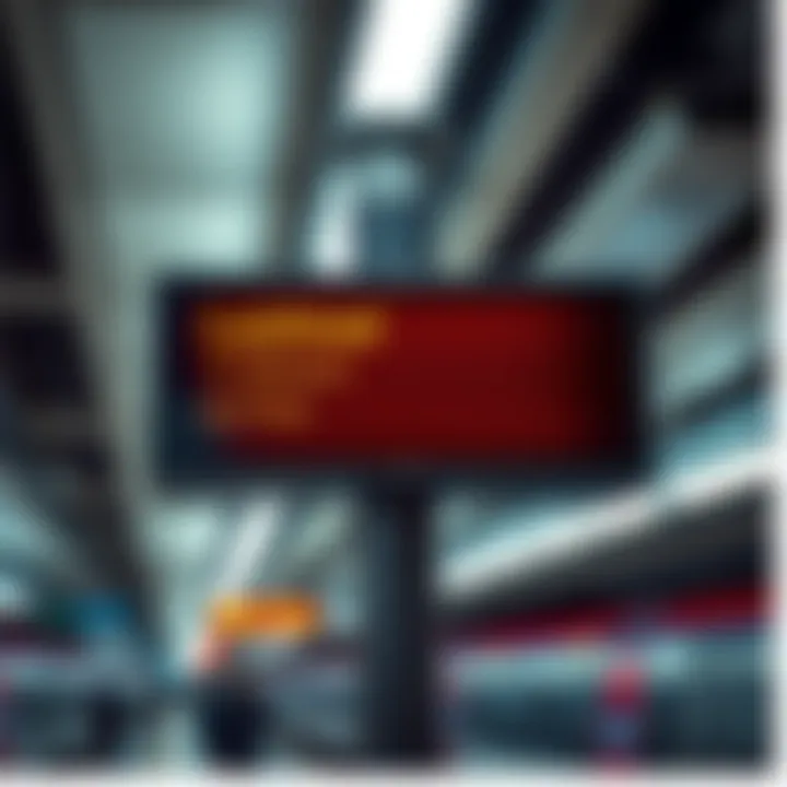 A subway sign showing limited destinations, indicating frustration among commuters over missing key locations.