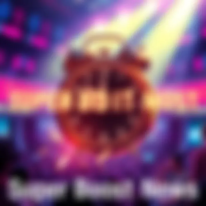 A vibrant graphic featuring event details with a clock showing time running out, symbolizing urgency and excitement for the Super Boost Event.