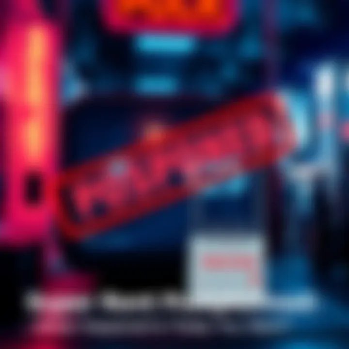 A digital clock showing a postponed time with a calendar marked for Saturday, signaling a delay in the Super Rent event