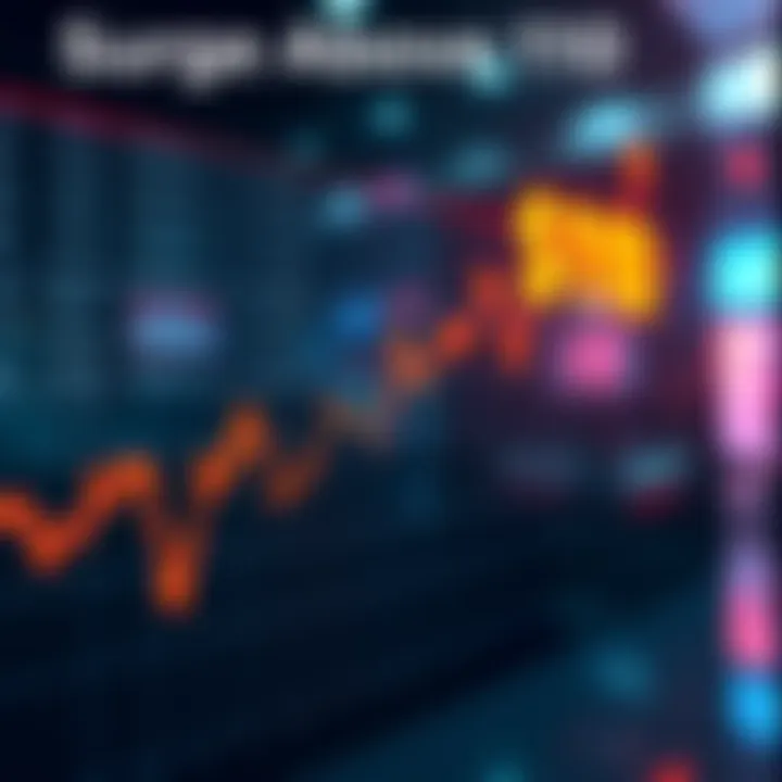 A digital representation of a price chart showing a rise above $110, indicating positive market sentiment and optimism among holders.