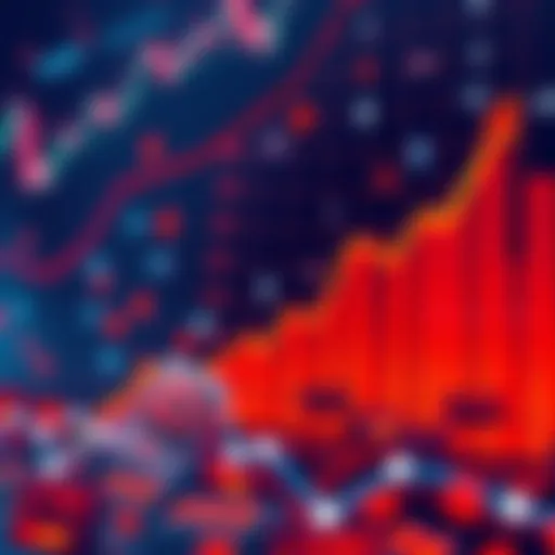 A graph showing the rapid growth of prediction markets with a sharp upward trend and increasing transaction volume. Digital wallets are illustrated to represent participation of over 840,000 people mo...
