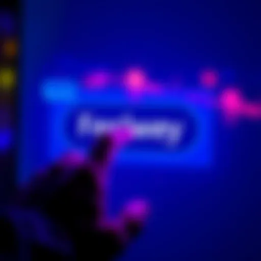 A person clicking a feedback button on a survey form to report issues.