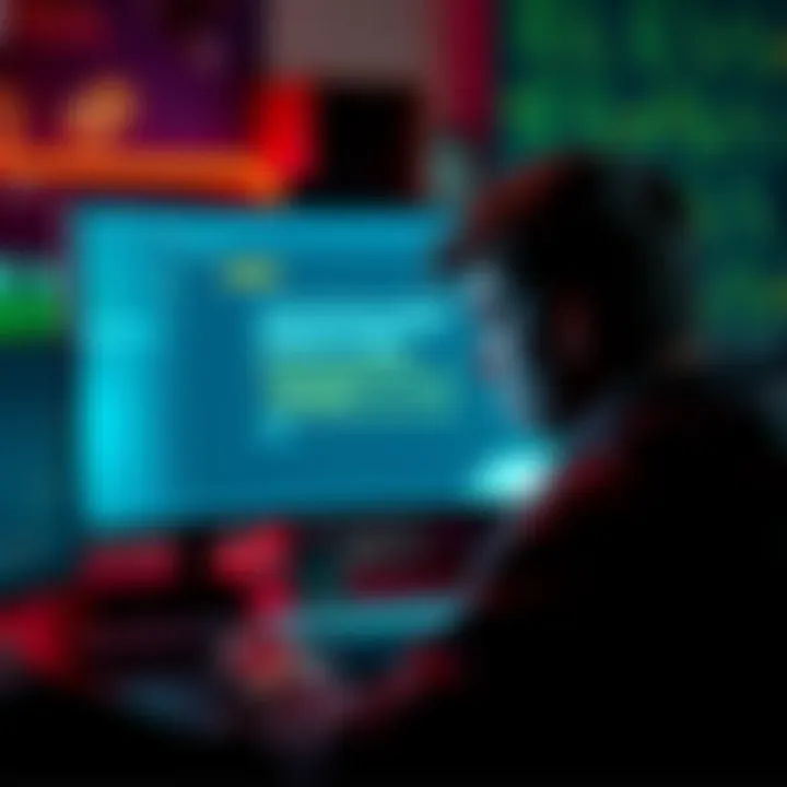 A person looks concerned while viewing their digital wallet on a computer screen with a warning message