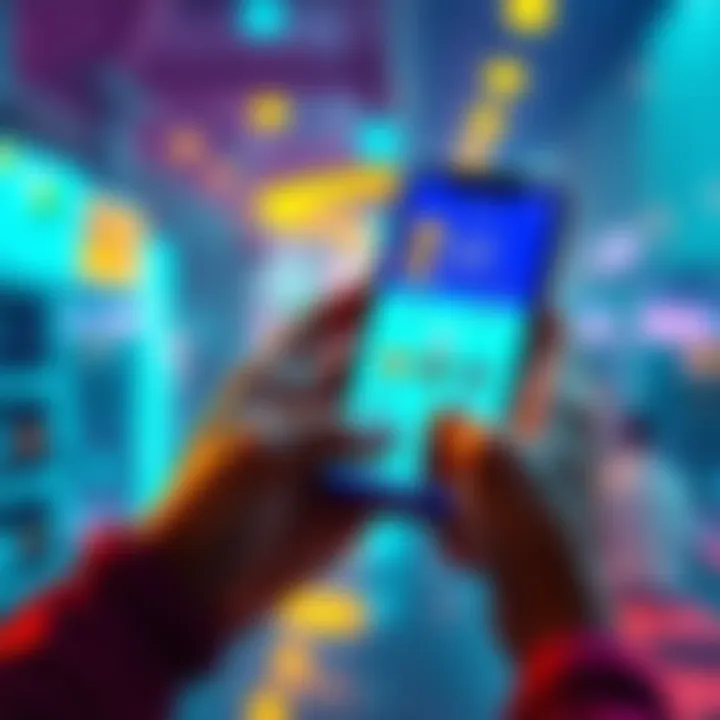 A person using a smartphone to swap coins on the Phantom Wallet app, showing a user-friendly interface with coins and minimal fees highlighted.