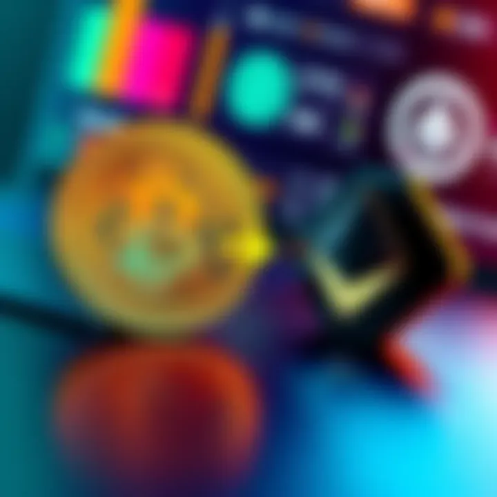 Swapping Bitcoin for Monero An illustration showing Bitcoin and Monero logos with an arrow indicating a swap between them, set against a backdrop of Ledger Live interface