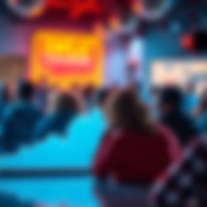 A graph showing declining trust levels and token prices with images of frustrated community members in the background