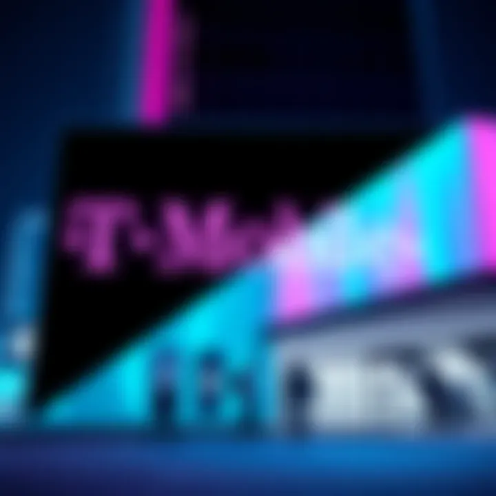 T-Mobile logo with Helium network symbol, symbolizing their severed ties