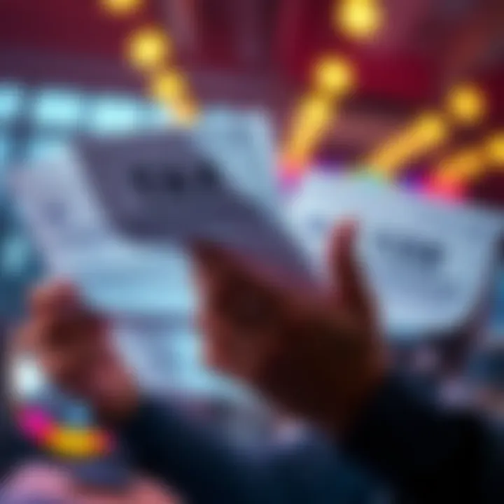A person examining tax forms related to cryptocurrency loans and reporting