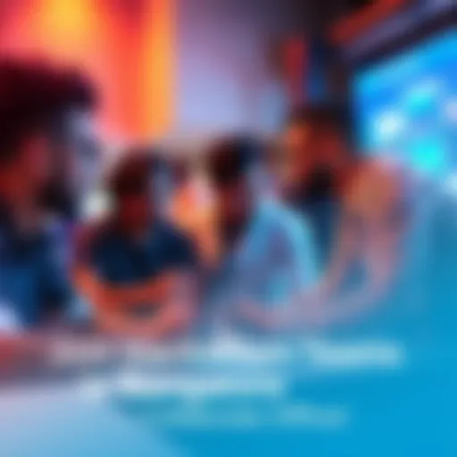 Group of tech enthusiasts in Bangalore working together on a project during an offline hackathon