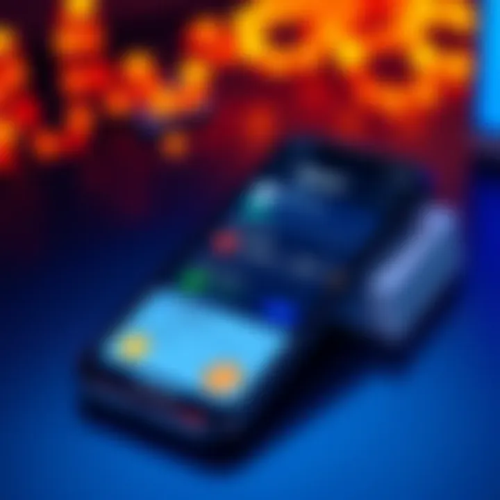 A smartphone screen showing the Telcoin Wallet interface with various digital currencies and transaction options visible.