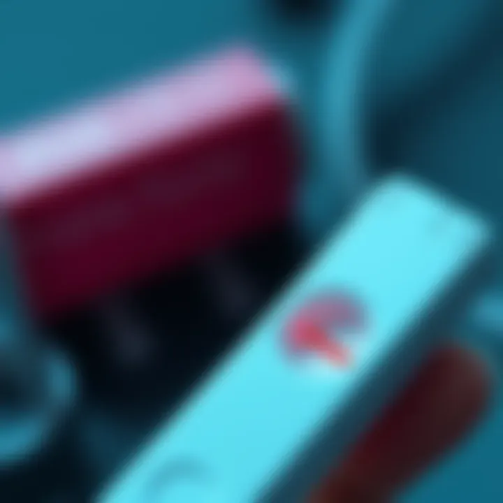 A medical test kit showing a negative result with a faint red line, symbolizing concerns about test accuracy.