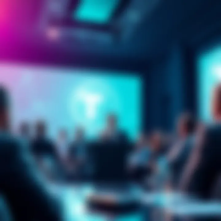 Tether CEO Defends USDt Stability Tether CEO speaking at a press conference, addressing criticisms about USDt and emphasizing transparency and stability.