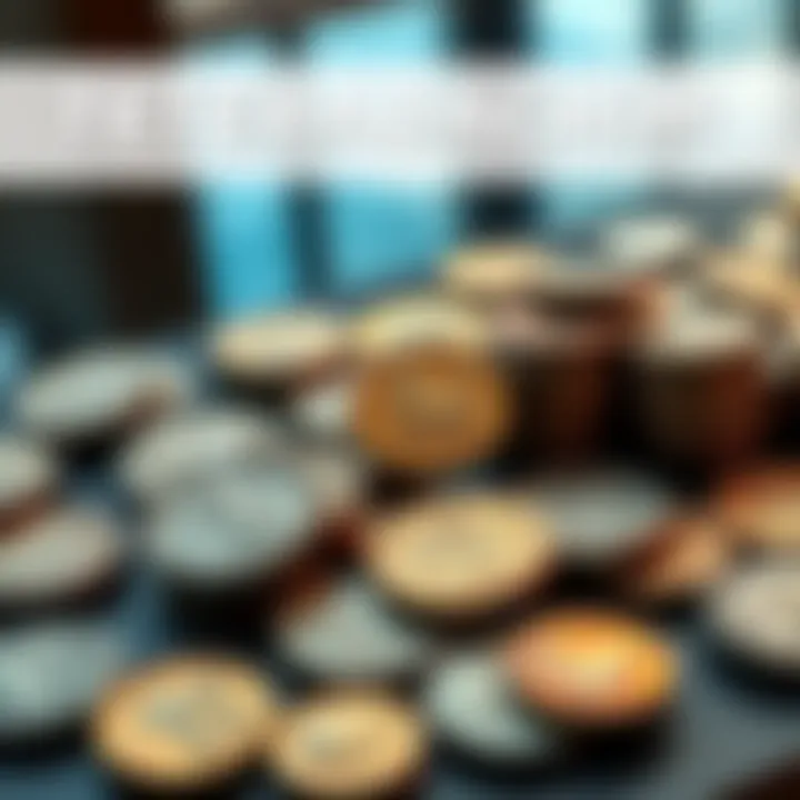 A collection of ancient tetradrachm coins showcasing their unique designs and historical significance on a table
