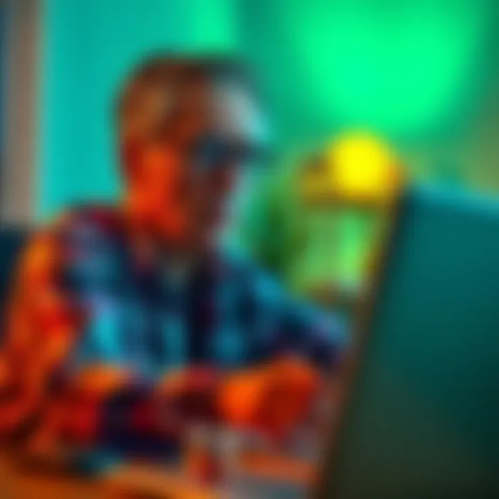 Texas Resident Facing Financial Issues A frustrated Texas resident looking at a bank account on a laptop, showing a zero balance and confused expression.