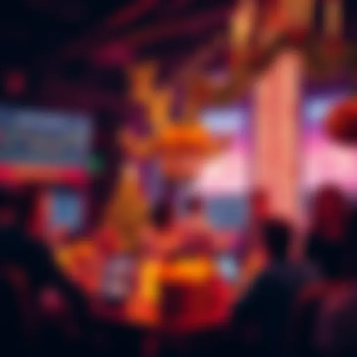 People enjoying Thanksgiving and Black Friday trading on Bitmart, surrounded by festive decorations and trading screens.