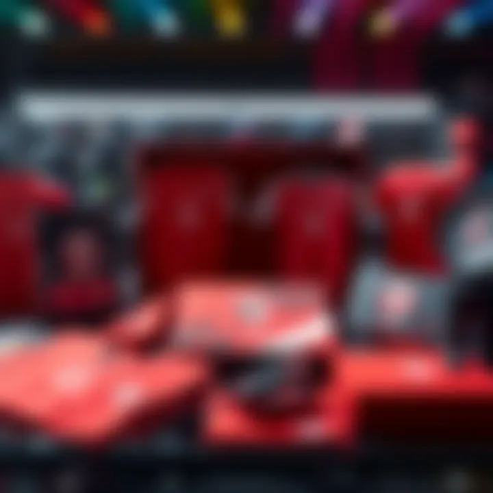 A selection of Toronto FC special edition items displayed, featuring unique player designs and vibrant colors, showcasing the excitement of collectors.