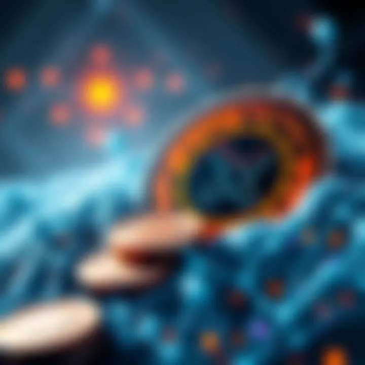 Graphic showing the launch of TOXR with 98 million XRP reserve, featuring a digital currency theme