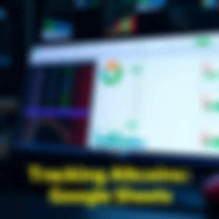 A screenshot of a Google Sheets document showing various altcoin prices and data with graphs and charts for analysis.