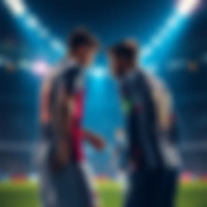 A forum post discussing a trade of Almiron midfielder for Almiron striker, inviting others to join the conversation.