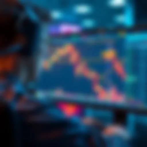 A trader looking at a screen showing Hynix SKHY trading chart on BitMart