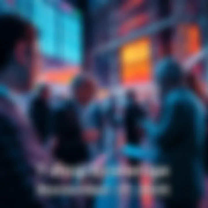 Discussion on Trading Strategies People engaging in conversation about trading strategies and events