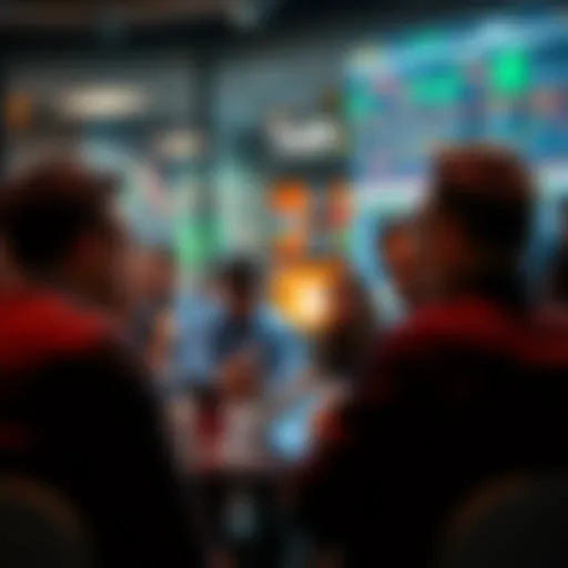 People engaging in a discussion about trading strategies and ideas in a community forum