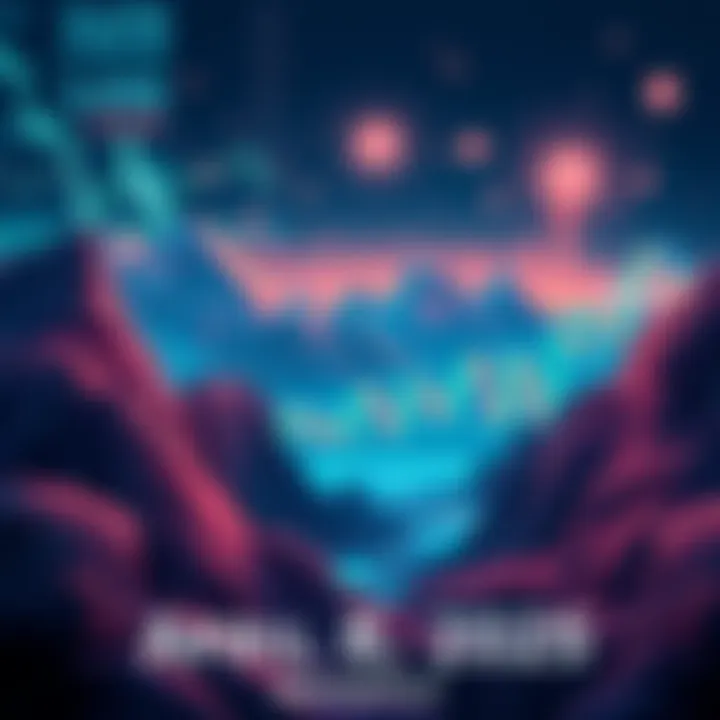 A vivid illustration of trading strategies featuring graphs and financial charts