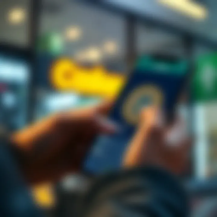 A person using a smartphone to transfer Bitcoin from Cash App to Kraken exchange