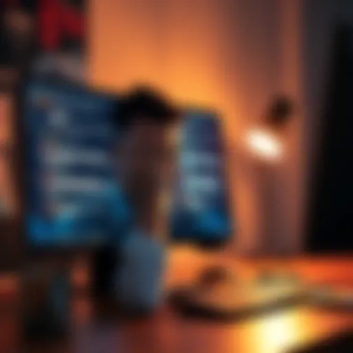 A person frustrated while trying to transfer Monero from Atomic Wallet on a computer, showing error messages on the screen.