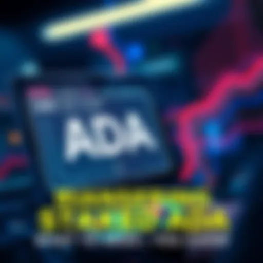 A digital wallet interface showing ADA funds being transferred