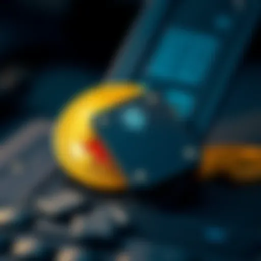 A Trezor 3 cold wallet with a Bitcoin symbol in the background, representing secure Bitcoin storage options.